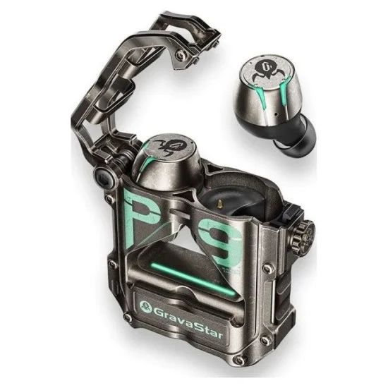 Gravastar Sirius Pro TWS Wireless Gaming Earbuds &ndash; War damaged Gray